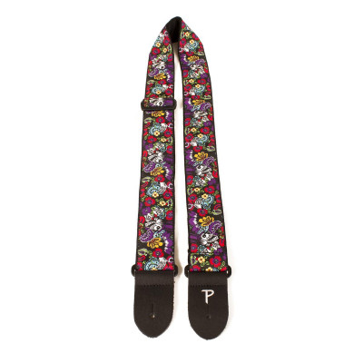 Perri's TWS-7274 - Ремень для гитары, Серия: JACQUARD, Материал: жаккард, Рисунок: цветы, Ширина ремня: 5 см, Длина: 99 - 147 см Perri's TWS-7274 - Ремень для гитары, Серия: JACQUARD, Материал: жаккард, Рисунок: цветы, Ширина ремня: 5 см, Длина: 99 - 147 см