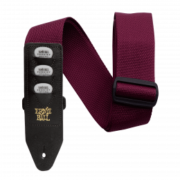 Ernie Ball 4688 - Ремень для гитары, с кожаными концами, Серия PICKHOLDER STRAP, Материал: полипропилен, Рисунок: нет, Ширина ремня: 5 см, Длина: 10 Ernie Ball 4688 - Ремень для гитары, с кожаными концами, Серия PICKHOLDER STRAP, Материал: полипропилен, Рисунок: нет, Ширина ремня: 5 см, Длина: 10
