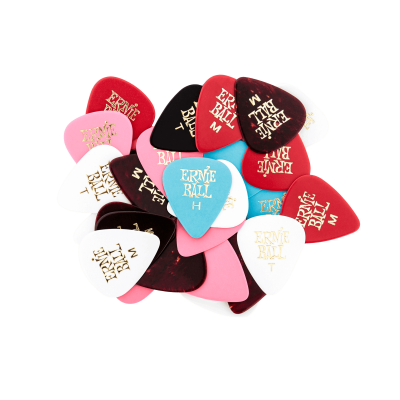 Ernie Ball 9201 U Упак.медиаторов. Ассорти: Разная толщина/Разные цв/Лого EB/144 шт/цена за упаковку Ernie Ball 9201 U Упак.медиаторов. Ассорти: Разная толщина/Разные цв/Лого EB/144 шт/цена за упаковку