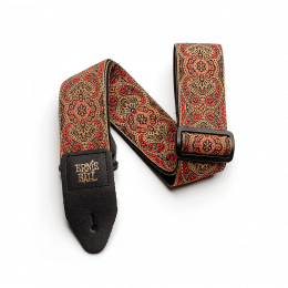 Ernie Ball 4162 жаккардовый ремень с рисунком Crimson Paisley Ernie Ball 4162 жаккардовый ремень с рисунком Crimson Paisley