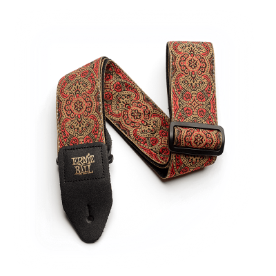 Ernie Ball 4162 жаккардовый ремень с рисунком Crimson Paisley