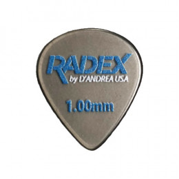 D'Andrea RDX551 1.00 - Медиатор гитарный, Материал: полифенилсульфон, Толщина: 1.00 мм, Жёсткость: жёсткий, Серия: Radex, Форма: стандартная, упаковка