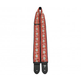 Perri's TWS-7032 - Ремень для гитары, Серия JACQUARD, Материал: жаккард, с кожаными концами, Рисунок: Red Hindi, Цвет: Red Hindi, Ширина ремня: 5 см, Perri's TWS-7032 - Ремень для гитары, Серия JACQUARD, Материал: жаккард, с кожаными концами, Рисунок: Red Hindi, Цвет: Red Hindi, Ширина ремня: 5 см,