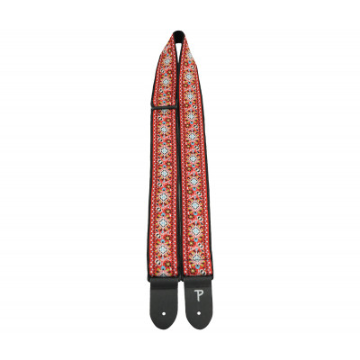 Perri's TWS-7032 - Ремень для гитары, Серия JACQUARD, Материал: жаккард, с кожаными концами, Рисунок: Red Hindi, Цвет: Red Hindi, Ширина ремня: 5 см, Perri's TWS-7032 - Ремень для гитары, Серия JACQUARD, Материал: жаккард, с кожаными концами, Рисунок: Red Hindi, Цвет: Red Hindi, Ширина ремня: 5 см,