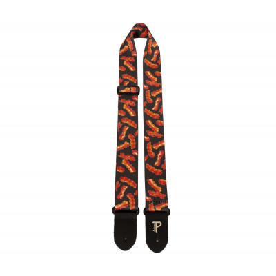 Perri's LPCP-7203 - Ремень для гитары, Серия: Kids Wanna Have Fun, Материал: полиэстер, Рисунок: бекон, Ширина ремня: 5 см, Длина: 86 - 129 см Perri's LPCP-7203 - Ремень для гитары, Серия: Kids Wanna Have Fun, Материал: полиэстер, Рисунок: бекон, Ширина ремня: 5 см, Длина: 86 - 129 см
