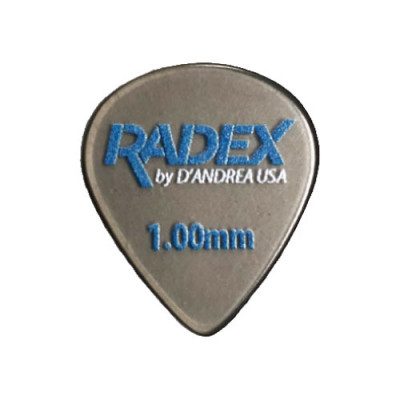 D'Andrea RDX551 1.25 - Медиатор гитарный, Материал: полифенилсульфон, Толщина: 1.25 мм, Жёсткость: очень жёсткий, Серия: Radex, Форма: стандартная, уп