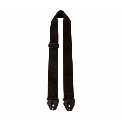 Perri's NWSPL-7157 - Ремень для гитары, со стреплоками, Серия NYLON, Материал: нейлон, Рисунок: отсутствует, Цвет: чёрный, Ширина ремня: 5 см, Длина: Perri's NWSPL-7157 - Ремень для гитары, со стреплоками, Серия NYLON, Материал: нейлон, Рисунок: отсутствует, Цвет: чёрный, Ширина ремня: 5 см, Длина: