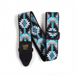 Ernie Ball 4609 жаккардовый ремень с рисунком Albuquerque Blue Ernie Ball 4609 жаккардовый ремень с рисунком Albuquerque Blue