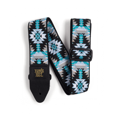 Ernie Ball 4609 жаккардовый ремень с рисунком Albuquerque Blue Ernie Ball 4609 жаккардовый ремень с рисунком Albuquerque Blue