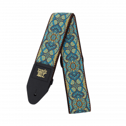 Ernie Ball 4098 Imperial Paisley Jacquard гитарный ремень, полипропилен, кожаные нашивки Ernie Ball 4098 Imperial Paisley Jacquard гитарный ремень, полипропилен, кожаные нашивки