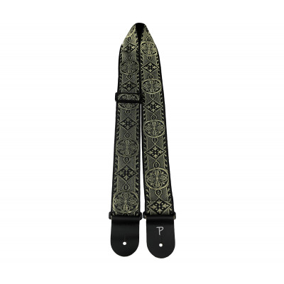Perri's TWS-6549 - Ремень для гитары, Серия: JACQUARD, Материал: жаккард, Рисунок: медальоны, Ширина ремня: 6.35 см, Длина: 99 - 147 см Perri's TWS-6549 - Ремень для гитары, Серия: JACQUARD, Материал: жаккард, Рисунок: медальоны, Ширина ремня: 6.35 см, Длина: 99 - 147 см