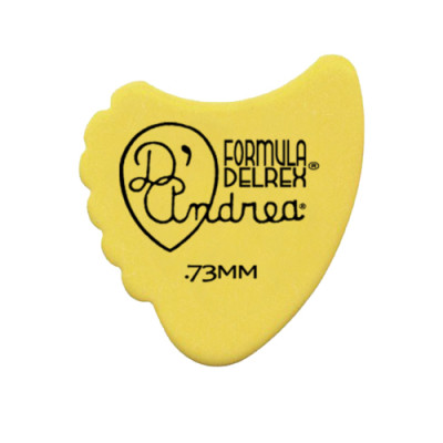 D'Andrea RD390 .73MD - Медиатор гитарный, Материал: делрин, Толщина: 0.73 мм, Жёсткость: средний, Серия: Formula Delrex Non Standard, Форма: гребешок, D'Andrea RD390 .73MD - Медиатор гитарный, Материал: делрин, Толщина: 0.73 мм, Жёсткость: средний, Серия: Formula Delrex Non Standard, Форма: гребешок,