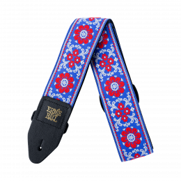 Ernie Ball 4107 Morning Blossom Jacquard гитарный ремень, полипропилен, кожаные нашивки Ernie Ball 4107 Morning Blossom Jacquard гитарный ремень, полипропилен, кожаные нашивки