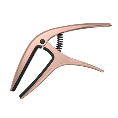 Ernie Ball 9605 универсальный каподастр, пружинный, Серия: Axis Capo, Цвет: Rose Gold Satin
