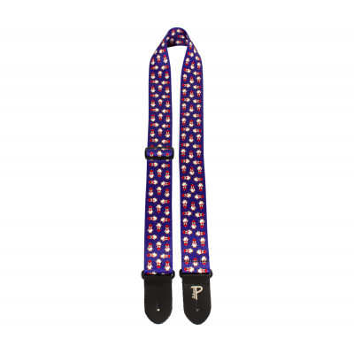 Perri's LPCP-7206 - Ремень для гитары, Серия: Kids Wanna Have Fun, Материал: полиэстер, Рисунок: пингвинчики, Ширина ремня: 5 см, Длина: 86 - 129 см