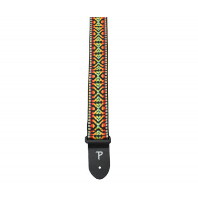 Perri's TWS-6725 - Ремень для гитары, Серия JACQUARD, Материал: жаккард, с кожаными концами, Рисунок: Hootenanny, Цвет: красный/белый/синий, Ширина ре Perri's TWS-6725 - Ремень для гитары, Серия JACQUARD, Материал: жаккард, с кожаными концами, Рисунок: Hootenanny, Цвет: красный/белый/синий, Ширина ре