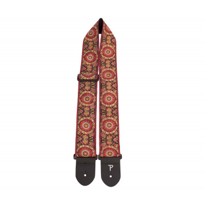 Perri's TWS-7142 - Ремень для гитары, Серия: JACQUARD, Материал: жаккард, Рисунок: медальоны, Ширина ремня: 6.35 см, Длина: 99 - 147 см Perri's TWS-7142 - Ремень для гитары, Серия: JACQUARD, Материал: жаккард, Рисунок: медальоны, Ширина ремня: 6.35 см, Длина: 99 - 147 см