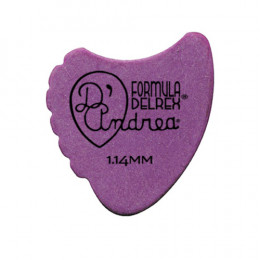 D'Andrea RD390 1.14XH - Медиатор гитарный, Материал: делрин, Толщина: 1.14 мм, Жёсткость: очень жёсткий, Серия: Formula Delrex Non Standard, Форма: гр
