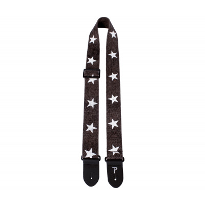 Perri's CWS20-6528 - Ремень для гитары, Серия: Nylon & Cotton & Poly Pro, Материал: нейлон, Рисунок: белые звёзды, Ширина ремня: 5 см, Длина: 99 - 147 Perri's CWS20-6528 - Ремень для гитары, Серия: Nylon & Cotton & Poly Pro, Материал: нейлон, Рисунок: белые звёзды, Ширина ремня: 5 см, Длина: 99 - 147