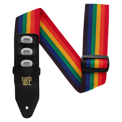 Ernie Ball 4188 - Ремень для гитары, с кожаными концами, Серия PICKHOLDER STRAP, Материал: полипропилен, Рисунок: нет, Ширина ремня: 5 см, Длина: 10 Ernie Ball 4188 - Ремень для гитары, с кожаными концами, Серия PICKHOLDER STRAP, Материал: полипропилен, Рисунок: нет, Ширина ремня: 5 см, Длина: 10