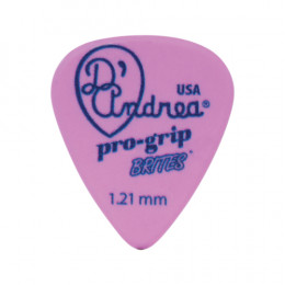 D'Andrea RPGB351 1.21XH - Медиатор гитарный, Материал: делрин, Толщина: 1.21 мм, Жёсткость: очень жёсткий, Серия: Pro Grip Brites, Форма: стандартная,