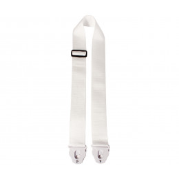 Perri's NWSPL-7162 - Ремень для гитары, со стреплоками, Серия NYLON, Материал: нейлон, Рисунок: отсутствует, Цвет: белый, Ширина ремня: 5 см, Длина: 9 Perri's NWSPL-7162 - Ремень для гитары, со стреплоками, Серия NYLON, Материал: нейлон, Рисунок: отсутствует, Цвет: белый, Ширина ремня: 5 см, Длина: 9