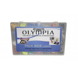 Olympia LPB медиатор. Ассорти: Разная толщина/Разные цвета/Разная форма/Лого Olympia/1060шт.в короб. Olympia LPB медиатор. Ассорти: Разная толщина/Разные цвета/Разная форма/Лого Olympia/1060шт.в короб.