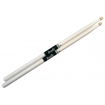 Leonty LW5BW Барабанные палочки 5B , белые Leonty LW5BW Барабанные палочки 5B , белые
