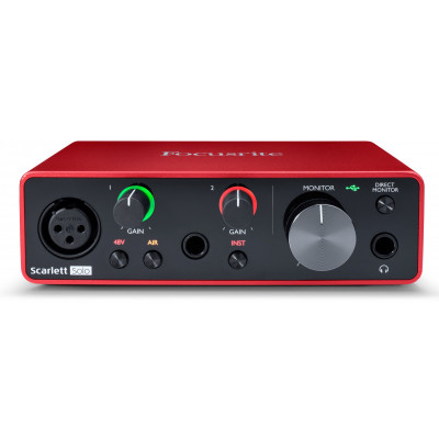 Аудиоинтерфейс FOCUSRITE Scarlett Solo 3rd Gen Аудиоинтерфейс FOCUSRITE Scarlett Solo 3rd Gen