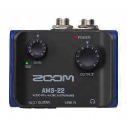 Zoom AMS-22 - Аудиоинтерфейс для музыки и стриминга