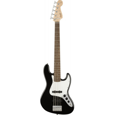 FENDER SQUIER SQ AFF J BASS V LRL BLK 5-струнная бас-гитара, цвет чёрный FENDER SQUIER SQ AFF J BASS V LRL BLK 5-струнная бас-гитара, цвет чёрный