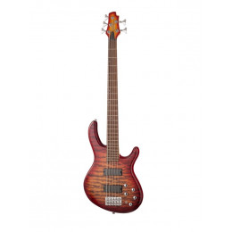 CORT Action-DLX-V-Plus-CRS Action Series Бас-гитара 5-струнная, красный...