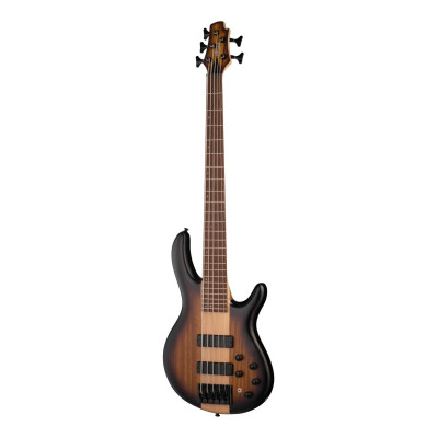 CORT C5-Plus-ZBMH-OTAB Бас-гитара, 5-ти струнная, коричневый санберст,...