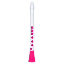 NUVO Dood (White/Pink) блок-флейта DooD, строй С (до), материал - АБС-пластик,...