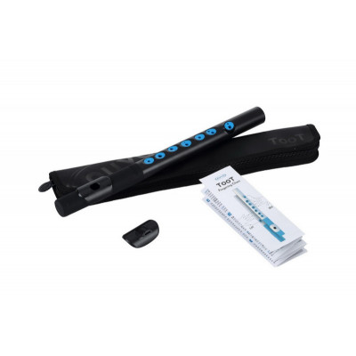NUVO TooT (Black/Blue) блок-флейта TooT, материал - пластик, цвет - чёрный/голубой,...