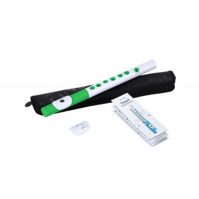 NUVO TooT (White/Green) блок-флейта TooT, материал - пластик, цвет - белый/зелёный,...