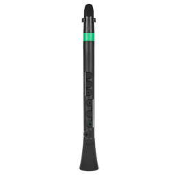 NUVO Dood (Black/Green) блок-флейта DooD, строй С (до), материал - АБС-пластик,...
