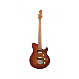 Электрогитара MUSIC MAN H32000 Axis Super Sport Tremolo Roasted Amber Flame