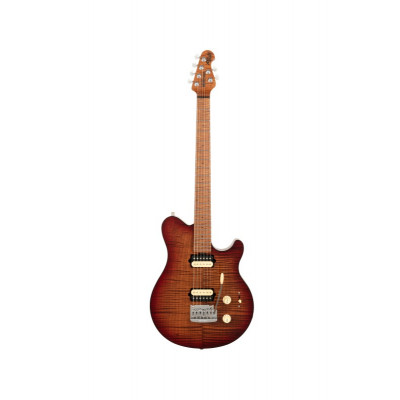 Электрогитара MUSIC MAN H32000 Axis Super Sport Tremolo Roasted Amber Flame