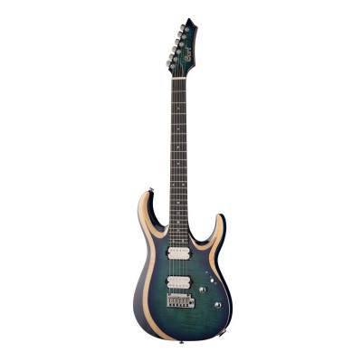 CORT X700-LBB Duality X Series Электрогитара, с чехлом, синяя, Cort CORT X700-LBB Duality X Series Электрогитара, с чехлом, синяя, Cort