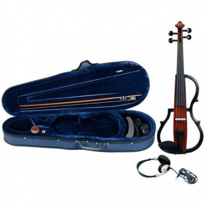 GEWA E-Violine Line Red Brown электроскрипка, чехол, смычок, канифоль,... GEWA E-Violine Line Red Brown электроскрипка, чехол, смычок, канифоль,...