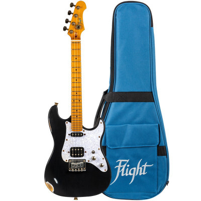 Электроукулеле тенор FLIGHT Pathfinder Tenor BK Relic