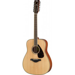 YAMAHA FG820-12 NATURAL - Акустическая гитара, двенадцать струн