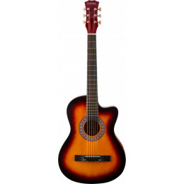 Гитара акустическая шестиструнная DAVINCI DF-50C SB