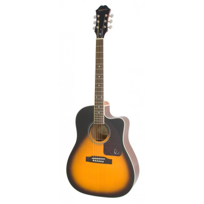 EPIPHONE AJ-220SCE Vintage Sunburst Акустическая гитара, цвет саберст,... EPIPHONE AJ-220SCE Vintage Sunburst Акустическая гитара, цвет саберст,...