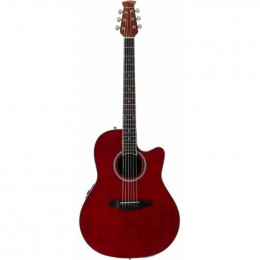 OVATION APPLAUSE AB24II-RR Mid Cutaway Ruby Red электроакустическая гитара