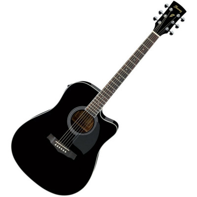 Гитара электроакустическая шестиструнная IBANEZ PF15ECE BK Гитара электроакустическая шестиструнная IBANEZ PF15ECE BK