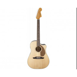 Fender Newporter Player CHP Электроакустическая гитара, цвет шампань