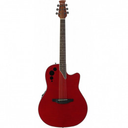 OVATION APPLAUSE AE44II-RR Mid Cutaway Ruby Red электроакустическая гитара