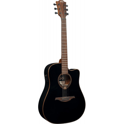 Гитара электроакустическая шестиструнная LAG T-118D CE-BLK Гитара электроакустическая шестиструнная LAG T-118D CE-BLK